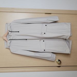 Zara Women's Raincoat, White, S